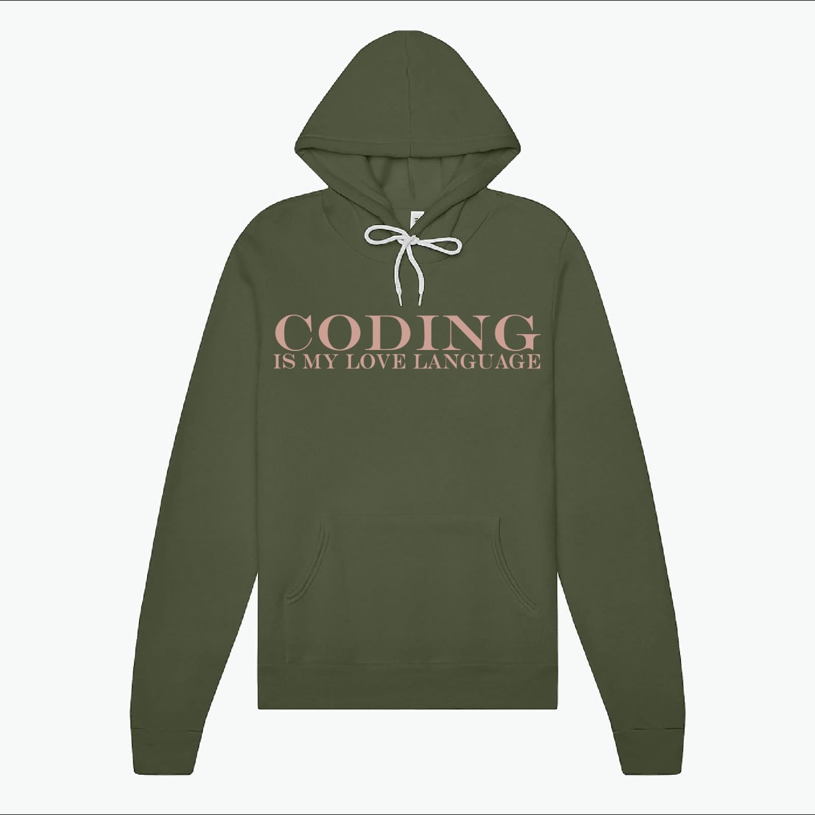 Coding is my love language Hoodie